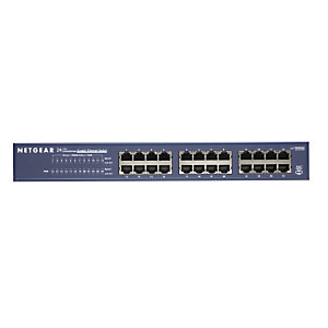 Netgear 24-port Gigabit Rack Mountable Network Switch, No administrado, Bidireccional completo (Full duplex), Montaje en rack JGS524-200EUS
