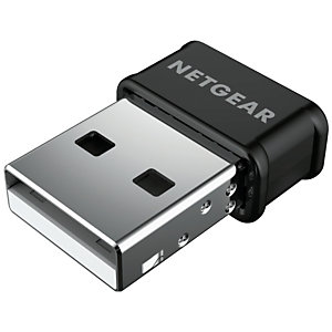 Netgear A6150, Inalámbrico, USB, WLAN, Wi-Fi 5 (802.11ac), 867 Mbit/s, Negro A6150-100PES