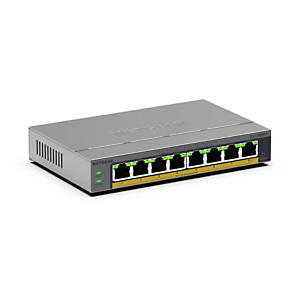 NETGEAR GS108EPP, Non-géré, Gigabit Ethernet (10/100/1000), Full duplex, Connexion Ethernet, supportant l'alimentation via ce port (PoE), Montage sur NETGEAR GS108EPP, Non-géré, Gigabit Ethernet (10/100/1000), Full duplex, Connexion Ethernet, supportant l'alimentation via ce port (PoE), Montage sur