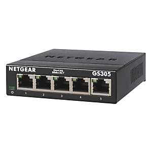 Netgear GS305-300PES, Non-géré, L2, Gigabit Ethernet (10/100/1000), Montage mural