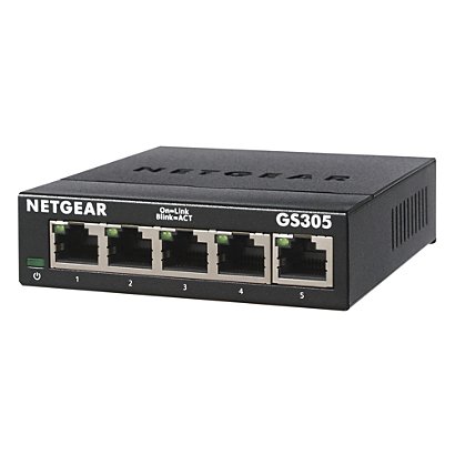 Netgear GS305-300PES, Non-géré, L2, Gigabit Ethernet (10/100/1000), Montage mural - 1