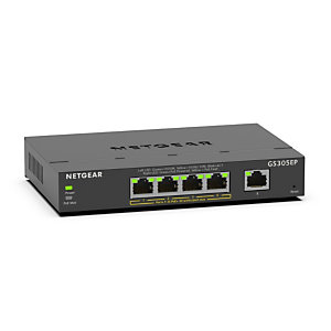Netgear GS305EP, Gestionado, L2/L3, Gigabit Ethernet (10/100/1000), Bidireccional completo (Full duplex), Energía sobre Ethernet (PoE) GS305EP-100PES