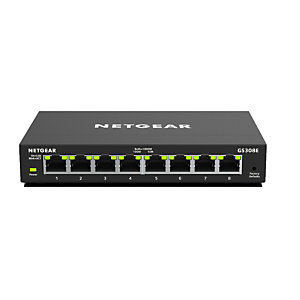 Netgear GS308E, Géré, Gigabit Ethernet (10/100/1000) GS308E-100PES