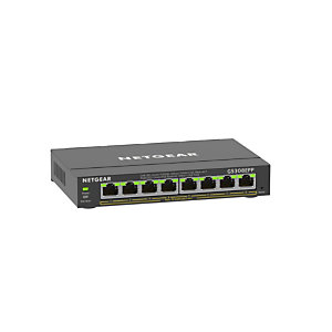 Netgear GS308EPP, Géré, L2/L3, Gigabit Ethernet (10/100/1000), Full duplex, Connexion Ethernet, supportant l'alimentation via ce port (PoE) GS308EPP-1