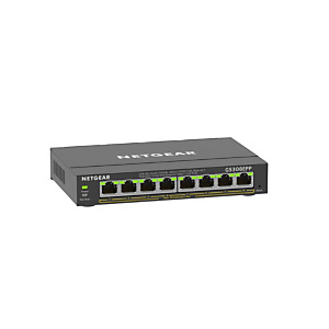 Netgear GS308EPP, Gestionado, L2/L3, Gigabit Ethernet (10/100/1000), Bidireccional completo (Full duplex), Energía sobre Ethernet (PoE) GS308EPP-100PES