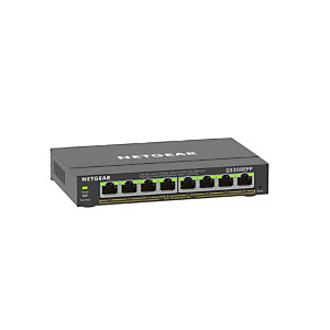 Netgear GS308EPP, Gestionado, L2/L3, Gigabit Ethernet (10/100/1000), Bidireccional completo (Full duplex), Energía sobre Ethernet (PoE) GS308EPP-100PES Netgear GS308EPP, Gestionado, L2/L3, Gigabit Ethernet (10/100/1000), Bidireccional completo (Full duplex), Energía sobre Ethernet (PoE) GS308EPP-100PES