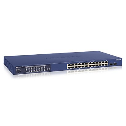 Netgear GS724TPP, Gestionado, L2/L3/L4, Gigabit Ethernet (10/100/1000), Bidireccional completo (Full duplex), Energía sobre Ethernet (PoE), Montaje en rack GS724TPP-100EUS - 1
