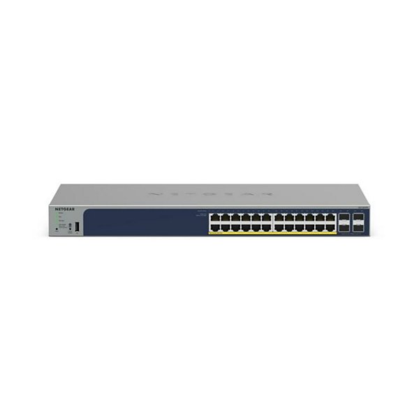 NETGEAR GS728TPP, Géré, L2/L3/L4, Gigabit Ethernet (10/100/1000), Connexion Ethernet, supportant l'alimentation via ce port (PoE), Grille de montage G - 2