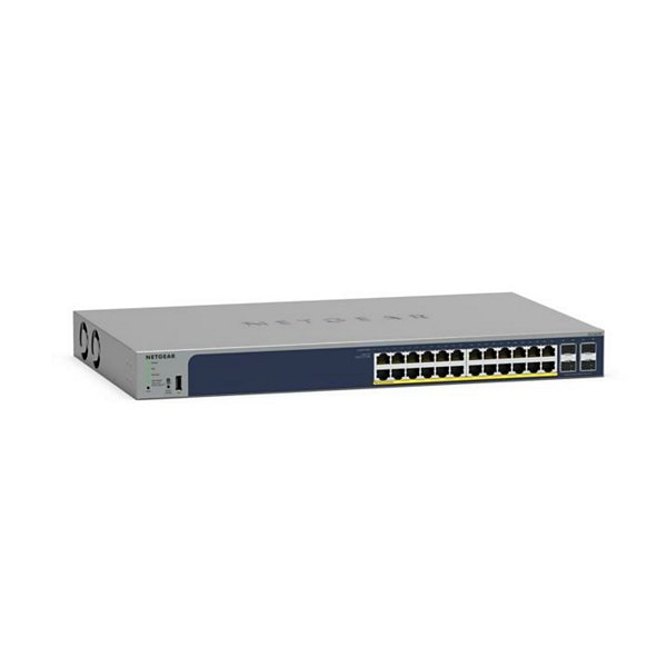 NETGEAR GS728TPP, Géré, L2/L3/L4, Gigabit Ethernet (10/100/1000), Connexion Ethernet, supportant l'alimentation via ce port (PoE), Grille de montage G - 3
