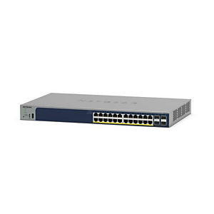 Netgear GS728TPP, Gestionado, L2/L3/L4, Gigabit Ethernet (10/100/1000), Energía sobre Ethernet (PoE), Montaje en rack GS728TPP-300EUS Netgear GS728TPP, Gestionado, L2/L3/L4, Gigabit Ethernet (10/100/1000), Energía sobre Ethernet (PoE), Montaje en rack GS728TPP-300EUS