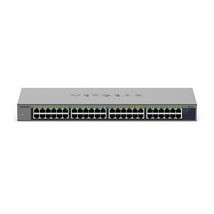 NETGEAR GS748, Non-géré, Gigabit Ethernet (10/100/1000), Full duplex, Connexion Ethernet, supportant l'alimentation via ce port (PoE), Grille de monta NETGEAR GS748, Non-géré, Gigabit Ethernet (10/100/1000), Full duplex, Connexion Ethernet, supportant l'alimentation via ce port (PoE), Grille de monta