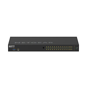 Netgear GSM4230P-100EUS, Géré, Gigabit Ethernet (10/100/1000), Connexion Ethernet, supportant l'alimentation via ce port (PoE), Grille de montage, 1U