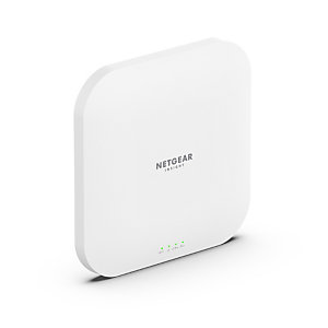 Netgear Insight Cloud Managed WiFi 6 AX3600 Dual Band Access Point (WAX620), 3600 Mbit/s, 1200 Mbit/s, 2400 Mbit/s, 100,1000,2500 Mbit/s, IEEE 802.11ax,IEEE 802.11i,IEEE 802.3af,IEEE 802.3at, Multi User MIMO WAX620-100EUS