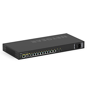 Netgear M4250-10G2F, Géré, L2/L3, Gigabit Ethernet (10/100/1000), Connexion Ethernet, supportant l'alimentation via ce port (PoE), Grille de montage, Netgear M4250-10G2F, Géré, L2/L3, Gigabit Ethernet (10/100/1000), Connexion Ethernet, supportant l'alimentation via ce port (PoE), Grille de montage,