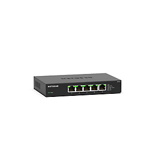 Netgear MS305-100EUS, No administrado, 2.5G Ethernet (100/1000/2500), Bidireccional completo (Full duplex), Montaje de pared