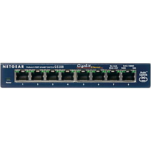 Netgear ProSafe 8-Port Gigabit Desktop Switch, No administrado, Gigabit Ethernet (10/100/1000), Bidireccional completo (Full duplex) GS108GE Netgear ProSafe 8-Port Gigabit Desktop Switch, No administrado, Gigabit Ethernet (10/100/1000), Bidireccional completo (Full duplex) GS108GE
