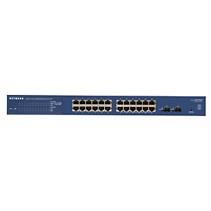 Netgear ProSAFE GS724Tv4, Géré, L3, Gigabit Ethernet (10/100/1000), Full duplex, Grille de montage GS724T-400EUS