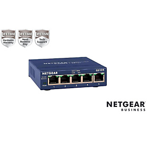 Netgear, Switch, 5pt copper gigabit switch, GS105GE Netgear, Switch, 5pt copper gigabit switch, GS105GE