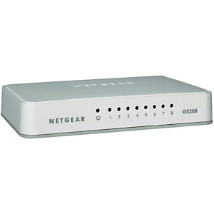 Netgear, Switch, 8pt ge unmanaged switch lp, GS208-100PES Netgear, Switch, 8pt ge unmanaged switch lp, GS208-100PES