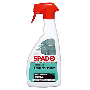 Nettoyant désinfectant sanitaires Spado antimoisissures vaporisateur 500 ml Nettoyant désinfectant sanitaires Spado antimoisissures vaporisateur 500 ml