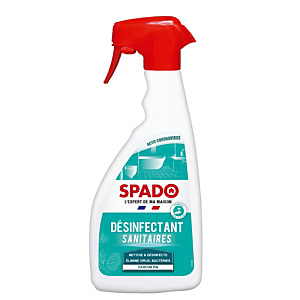 Nettoyant désinfectant sanitaires Spado, vaporisateur de 500 ml Nettoyant désinfectant sanitaires Spado, vaporisateur de 500 ml