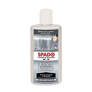 Nettoyant dégraissant alu-inox et chrome Spado 250 ml