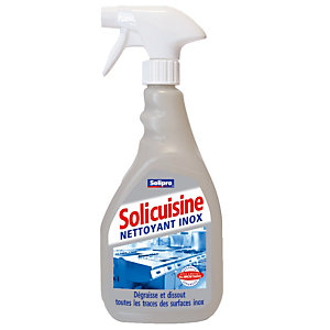 Nettoyant dégraissant détartrant inox Solicuisine de Solipro 750 ml
