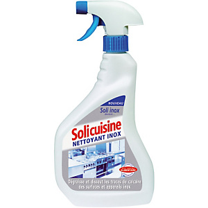Nettoyant inox Solicuisine de Solipro vaporisateur 750 ml Nettoyant inox Solicuisine de Solipro vaporisateur 750 ml