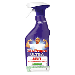 Nettoyant multi-usages Mr Propre Ultra Javel parfum eucalyptus, vaporisateur de 500 ml Nettoyant multi-usages Mr Propre Ultra Javel parfum eucalyptus, vaporisateur de 500 ml