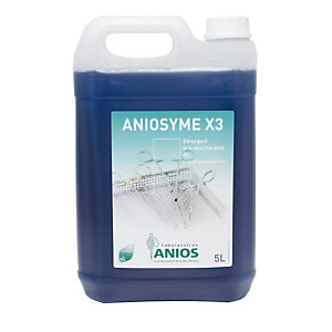 Nettoyant pré-désinfectant instrumentation Aniosyme X3 5 L