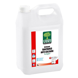 Nettoyant sanitaires L'Arbre Vert anticalcaire 5 L Nettoyant sanitaires L'Arbre Vert anticalcaire 5 L