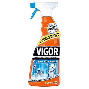 Nettoyant sanitaires détartrant Vigor Salle de bain vaporisateur 500 ml Nettoyant sanitaires détartrant Vigor Salle de bain vaporisateur 500 ml