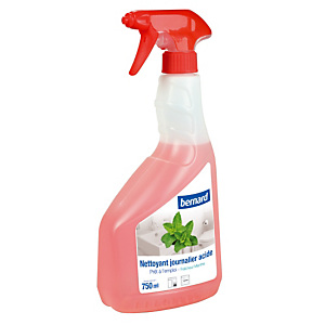Nettoyant sanitaires journalier acide Bernard vaporisateur 750 ml Nettoyant sanitaires journalier acide Bernard vaporisateur 750 ml