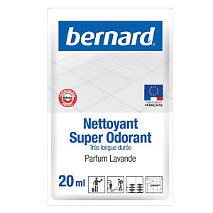 Nettoyant surodorant Bernard lavande 20 ml, lot de 250 doses