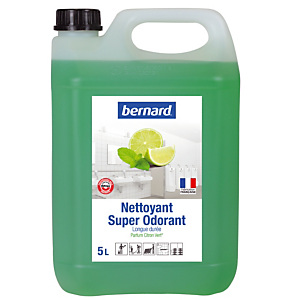 Nettoyant surodorant Bernard Super Odorant citron vert 5 L Nettoyant surodorant Bernard Super Odorant citron vert 5 L