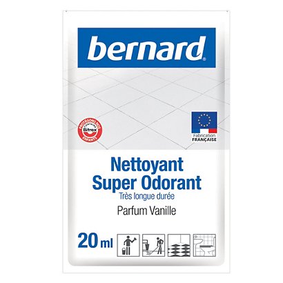 Nettoyant surodorant Bernard vanille 20 ml, lot de 250 doses - 1
