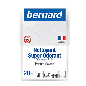 Nettoyant surodorant Bernard violette 20 ml, lot de 250 doses
