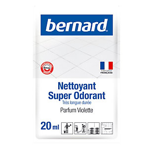 Nettoyant surodorant Bernard violette 20 ml, lot de 250 doses