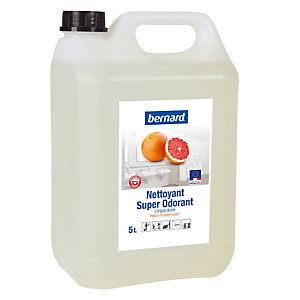 Nettoyant surodorant avec Bitrex à pH neutre Bernard pamplemousse 5 L