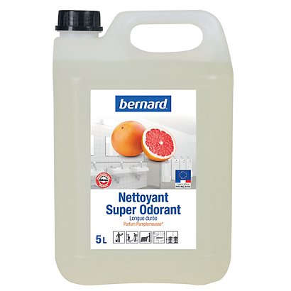 Nettoyant surodorant avec Bitrex à pH neutre Bernard pamplemousse 5 L - 1