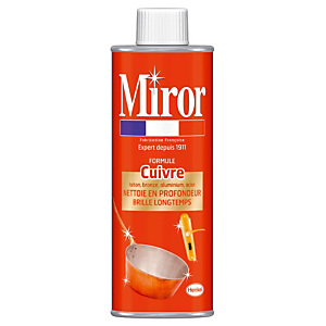 Nettoyant métaux Miror formule Cuivre 250 ml Nettoyant métaux Miror formule Cuivre 250 ml