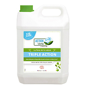 Nettoyant triple actions sols écologique Action Verte menthe 5 L Nettoyant triple actions sols écologique Action Verte menthe 5 L