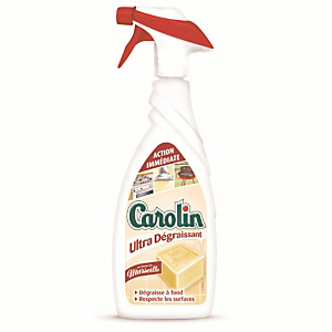 Nettoyant ultra dégraissant au savon de Marseille Carolin, vaporisateur de 650 ml Nettoyant ultra dégraissant au savon de Marseille Carolin, vaporisateur de 650 ml
