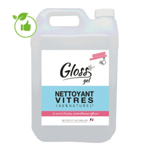 Nettoyant vitres Gloss gel 100% naturel 5 L