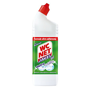 Nettoyant WC avec javel enrichi au bicarbonate WC Net Extra White 750 ml Nettoyant WC avec javel enrichi au bicarbonate WC Net Extra White 750 ml