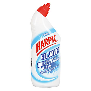 Nettoyant WC désinfectant avec javel Harpic parfum naturel 750 ml Nettoyant WC désinfectant avec javel Harpic parfum naturel 750 ml