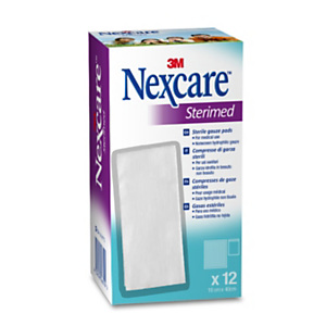 Nexcare Garze sterili in cotone, 18 x 40 cm (confezione 12 pezzi) Nexcare Garze sterili in cotone, 18 x 40 cm (confezione 12 pezzi)