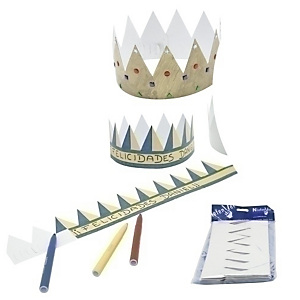 NIEFENVER Corona celebración para Decorar, pack de 12 NIEFENVER Corona celebración para Decorar, pack de 12