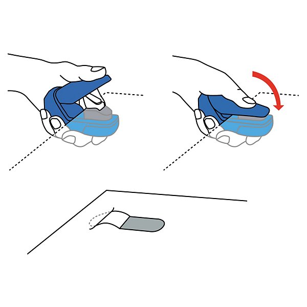 Nietmachine zonder nietjes 10 vellen - 4