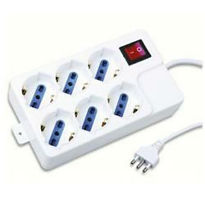 Nilox, Multiprese, Multipresa 6p. bipasso bianco, CEEW3921 Nilox, Multiprese, Multipresa 6p. bipasso bianco, CEEW3921